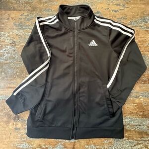 Adidas track zip front jacket Big Boys 10/12